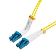 Kable światłowodowe - Lanview LVO2314005-FLEX kabel InfiniBand / światłowodowy 0,5 m LC LC/LC Żółty - miniaturka - grafika 1