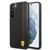 Etui i futerały do telefonów - Ferrari FESAXHCS22MBK S22+ S906 czarny/black hardcase On Track Carbon Stripe FER000520-0 - miniaturka - grafika 1