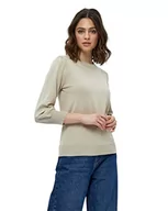 Swetry damskie - Minus Damski sweter Mersin Knit Tee, szary (Feather Gray), XXL - miniaturka - grafika 1