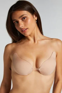 Hunkemöller Klejony biustonosz typu plunge Beżowy - Akcesoria do bielizny - miniaturka - grafika 1