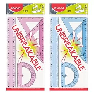Maped Zestaw Study niełamliwy 4 elementy - Przybory szkolne - miniaturka - grafika 1