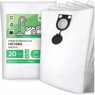 Worki do odkurzaczy - 20x Worek do Odkurzacza Metabo Asr 35 H Syntetyczny Pojemny Mocny Worki G9 - miniaturka - grafika 1