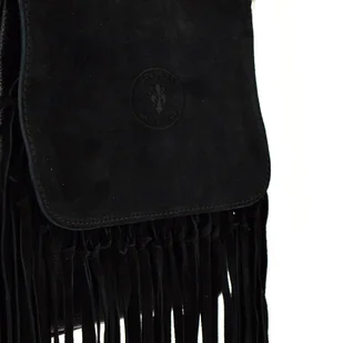 Listonoszka vp1009 zamsz naturalny BOHO frędzle - Torebki damskie - miniaturka - grafika 5