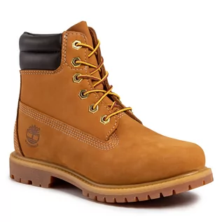 Botki damskie - Timberland Trapery Waterville 6 In Waterproof Boot TB042687231 Wheat Nubuck - grafika 1