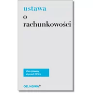 Finanse, księgowość, bankowość - Ustawa o rachunkowości 01. 2018 - miniaturka - grafika 1