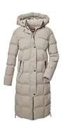 Płaszcze damskie - G.I.G.A. DX by killtec Damski pikowany płaszcz/płaszcz funkcyjny z kapturem GW 2 WMN QLTD CT, jasno-piaskowy, 46, 41338-000 - miniaturka - grafika 1