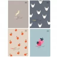 4 X ZESZYT A5, 16 KARTEK, TRZYLINIA, INTERDRUK CUTE GIRL - Zeszyty szkolne - miniaturka - grafika 1