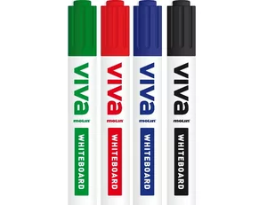 Marker suchościeralny VIVA 4 kolory komplet - Markery do tablic - miniaturka - grafika 1