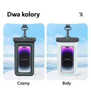 USAMS Etui wodoodporne 6.7" IP68 czarny/black FSD1301 (US-YD013) - Etui i futerały do telefonów - miniaturka - grafika 16