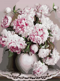 Haft Diamentowy Bez Ramy Piwonie Kwiaty 30x40 Mozaika Diamentowa 5d - Zabawki kreatywne Haft Diamentowy Bez Ramy Piwonie Kwiaty 30x40 Mozaika Diamentowa 5d - Zabawki kreatywne - miniaturka - grafika 1