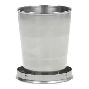 MFH Kubek Składany 150 ml Srebrny 33277 - Kuchnia turystyczne i akcesoria - miniaturka - grafika 1