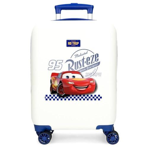 Joumma Disney Cars Trip walizka kabinowa, biała, walizka kabinowa