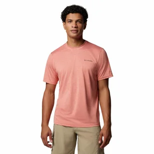 Męska koszulka szybkoschnąca Columbia Hike Crew tuscan heather - L - Koszulki męskie - miniaturka - grafika 1