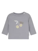 Kaftaniki dla niemowląt - Noppies Koszulka w kolorze szarym - miniaturka - grafika 1