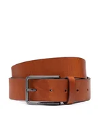 Paski - Calvin Klein Pasek Męski Warmth Oiled Grain 35Mm K50K509654 Brązowy - miniaturka - grafika 1