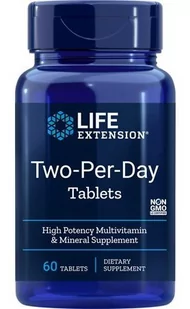 LIFE EXTENSION TWO-PER-DAY 60 tab - Witaminy i minerały dla sportowców - miniaturka - grafika 1