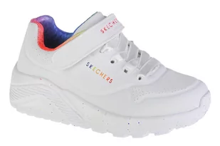 Skechers Uno Lite Rainbow Specks 310457L-WMLT dziewczęce sneakersy, białe, rozmiar 37 - Buty dla dziewczynek - miniaturka - grafika 1