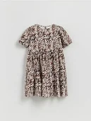 Sukienki i spódniczki dla dziewczynek - Reserved - Wzorzysta sukienka - wielobarwny - miniaturka - grafika 1