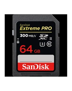Sandisk Extreme PRO SDXC 64GB - 300MB/s UHS-II - Karty pamięci - miniaturka - grafika 1