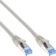 Patchcordy - InLine 100pcs. Bulk-Pack InLine® Patch Cable S/FTP PiMF Cat.6A halogen free 500MHz grey 0.5m - miniaturka - grafika 1