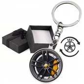 Breloki - Brelok zawieszka do kluczy Felga Obrotowa 360 na PREZENT UPOMINEK - miniaturka - grafika 1