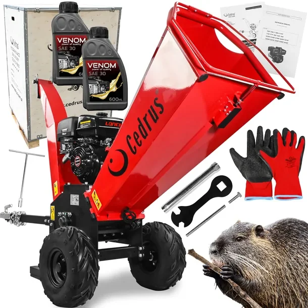 Rozdrabniacz spalinowy Cedrus RB03 LONCIN 14,5 KM max. średnica 120 mm