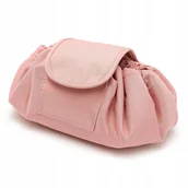 Kosmetyczki, organizery i kuferki - Kosmetyczka Damska Rozkładana Podróżna Różowa Worek PUCCINI QML023-3D - miniaturka - grafika 1