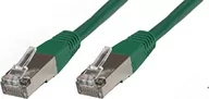 Patchcordy - MicroConnect RJ-45/RJ-45 kat.6 F/UTP Zielony 20m STP620G - miniaturka - grafika 1