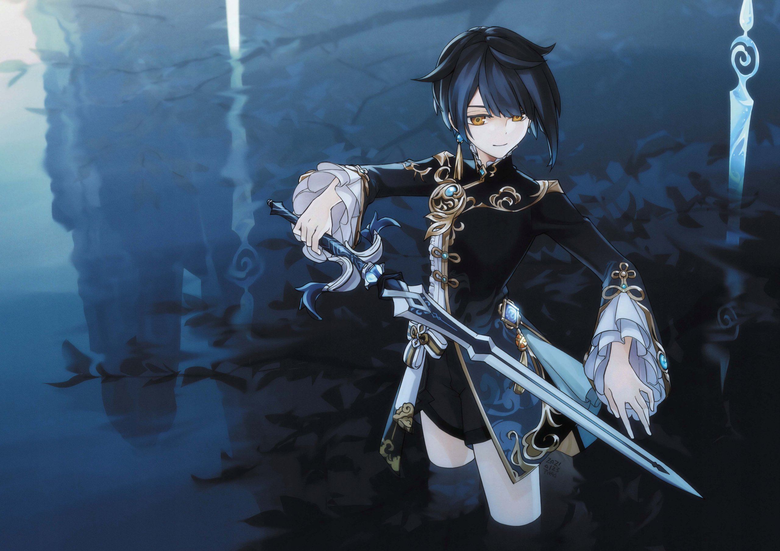 Plakat A2 Genshin Impact Xingqiu