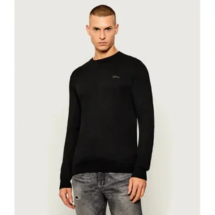 GUESS Sweter DANIEL Slim Fit z dodatkiem jedwabiu - Swetry męskie - miniaturka - grafika 1