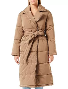 YAS Damski płaszcz damski Yasluffa Ls Padded Coat S. Noos, Cub, XL - Płaszcze damskie - miniaturka - grafika 1