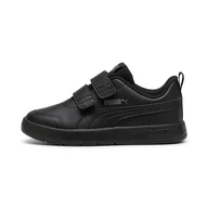 Kapcie damskie - PUMA COURTFLEX V3 V PS, Kapcie, Black Black-Cast Iron, 34 EU, Puma Black Puma Black Cast Iron, 40 - miniaturka - grafika 1