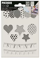 Scrapbooking - Szablon 2-stopniowy 10,8x14cm, Balony - miniaturka - grafika 1