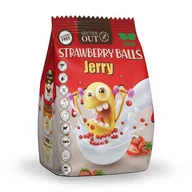Zdrowa żywność - KULKI ZBOŻOWE TRUSKAWKOWE BEZGLUTENOWE 375 g - JERRY GLUTEN OUT - miniaturka - grafika 1