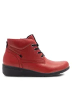 Botki damskie - Go Soft Botki WI16-JANE ZULA-03 Czerwony - miniaturka - grafika 1