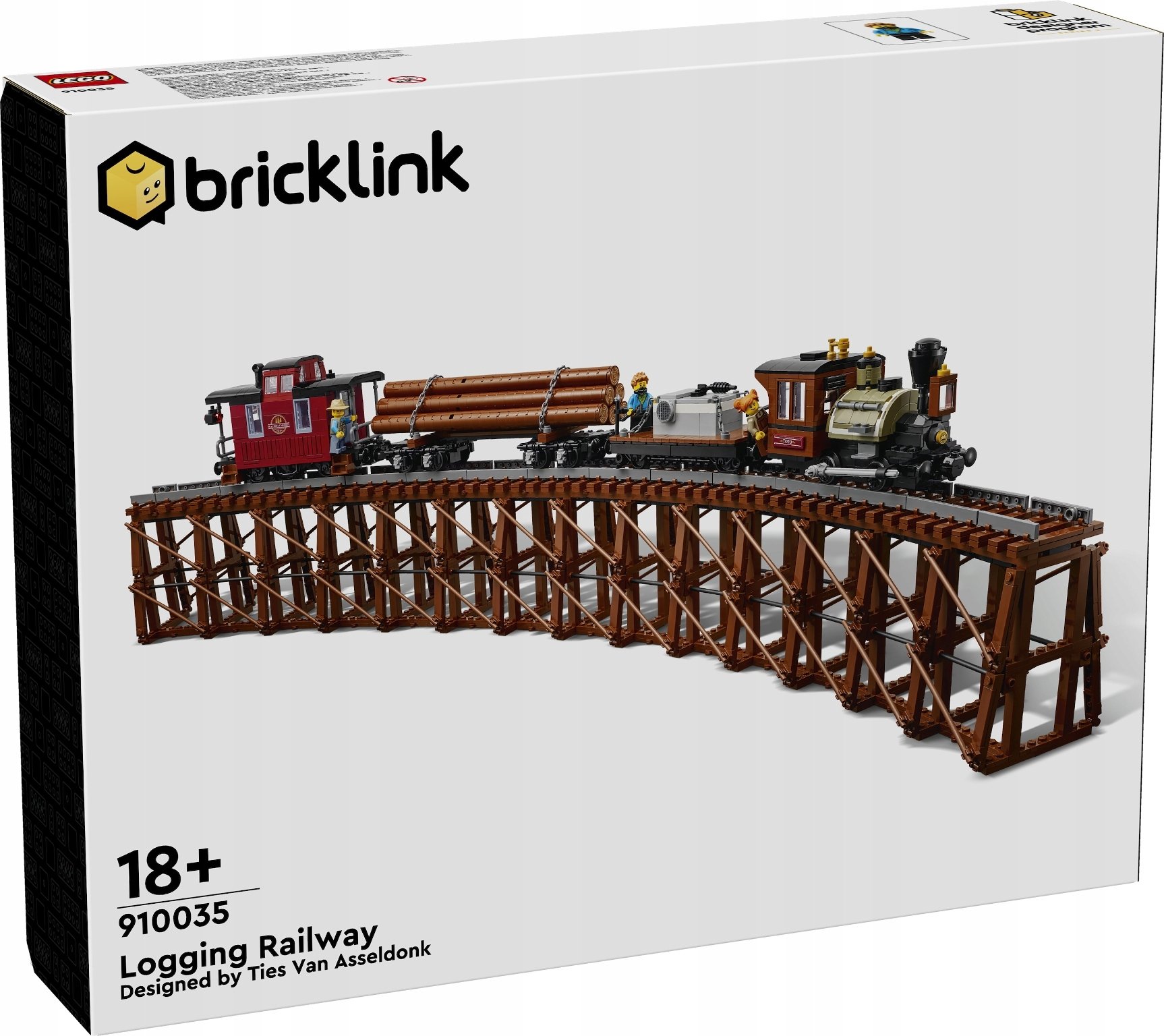 Lego Bricklink 910035 Drewniana linia kolejowa