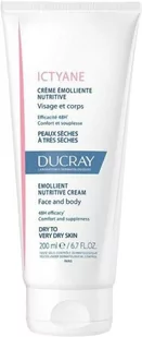 Krem do skóry Ducray Ictyane Nourishing Emollient Cream 200 ml (3282770204285) - Balsamy i kremy do ciała - miniaturka - grafika 1