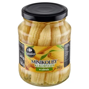 Carrefour Sensation Minikolby kukurydzy w zalewie 340 g - Warzywa w marynacie - miniaturka - grafika 1