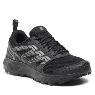 Trekkingi Salomon Wander 47152500 27 V0 Black/Pewter/Frost Gray - Buty trekkingowe męskie - miniaturka - grafika 1