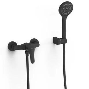 Bateria prysznicowa Tres Base plus czerń matowa 21616710NM - Baterie wannowe i prysznicowe - miniaturka - grafika 1