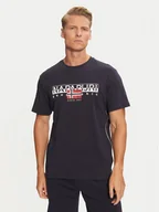 Koszulki męskie - Napapijri T-Shirt S-Aylmer NP0A4HTO Granatowy Regular Fit - miniaturka - grafika 1