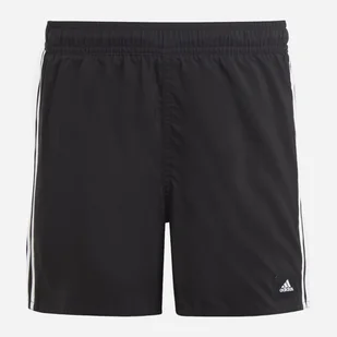 Szorty kąpielowe chłopięce Adidas 3S Sho HA9405 128 Czarne (4066752850962) - Kąpielówki dla chłopców - miniaturka - grafika 1