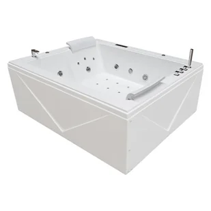 Wanna z hydromasażem Diablo 666 180x150 - Wanny z hydromasażem - miniaturka - grafika 1