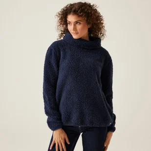 Regatta Damski Polar Ria Fluffy Granatowy, Rozmiar: 36 - Bluzy damskie - miniaturka - grafika 1