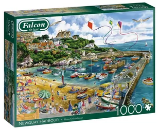 Jumbo Spiele 11290 1000 Piece Jigsaw Falcon de Luxe Puzzle Newquay Harbour, 1000 części 11290 - Puzzle - miniaturka - grafika 1