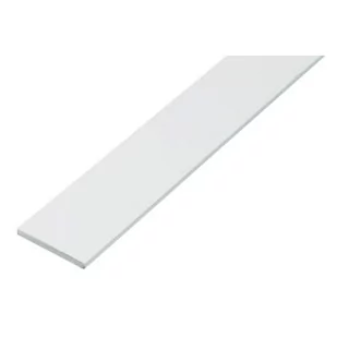 Płaskownik PVC biały 1000 x 25 x 2 - Listwy i profile - miniaturka - grafika 1