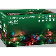 Oświetlenie świąteczne - Lampki choinkowe LED 100 zielone INQ - miniaturka - grafika 1