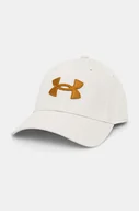Czapki męskie - Under Armour czapka z daszkiem kolor beżowy z aplikacją - miniaturka - grafika 1