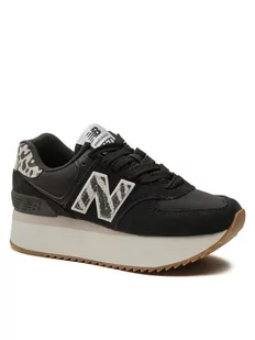 New Balance Sneakersy WL574ZDA Czarny - Sneakersy damskie - miniaturka - grafika 1