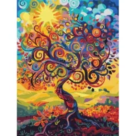 Malowanie po numerach - Ideyka Malowanie po numerach - Drzewo życia 30x40cm - miniaturka - grafika 1